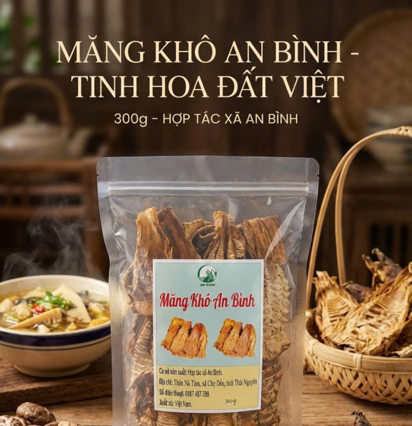 Quy trình sản xuất măng khô sạch