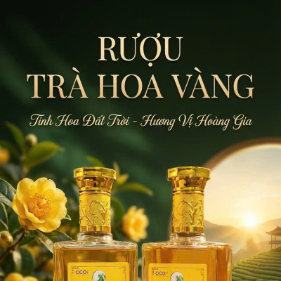 Rượu trà hoa vàng